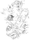Page B Diagram and Parts List for 31AE262-401 1998 Yard Man Snow Blower